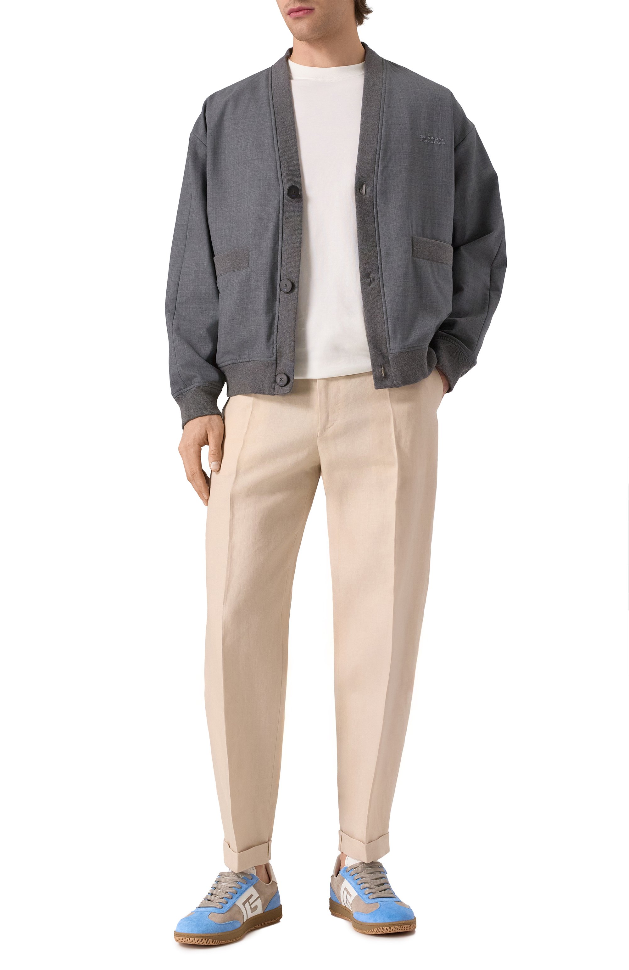 Льняные брюки DOLCE & GABBANA, арт. GP11XT/FU4MC, фото 2