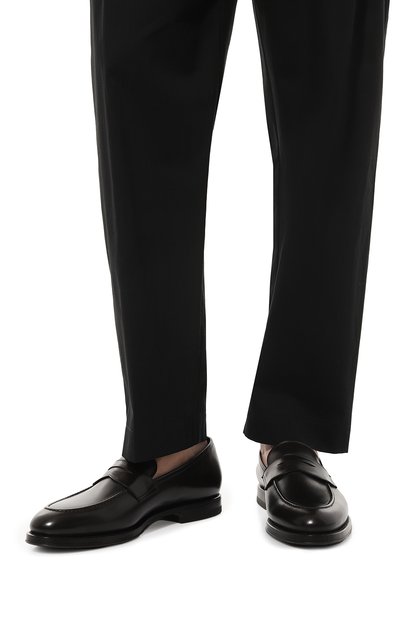 Кожаные пенни-лоферы W.GIBBS, арт. 0354003/C0RTINA, фото 3