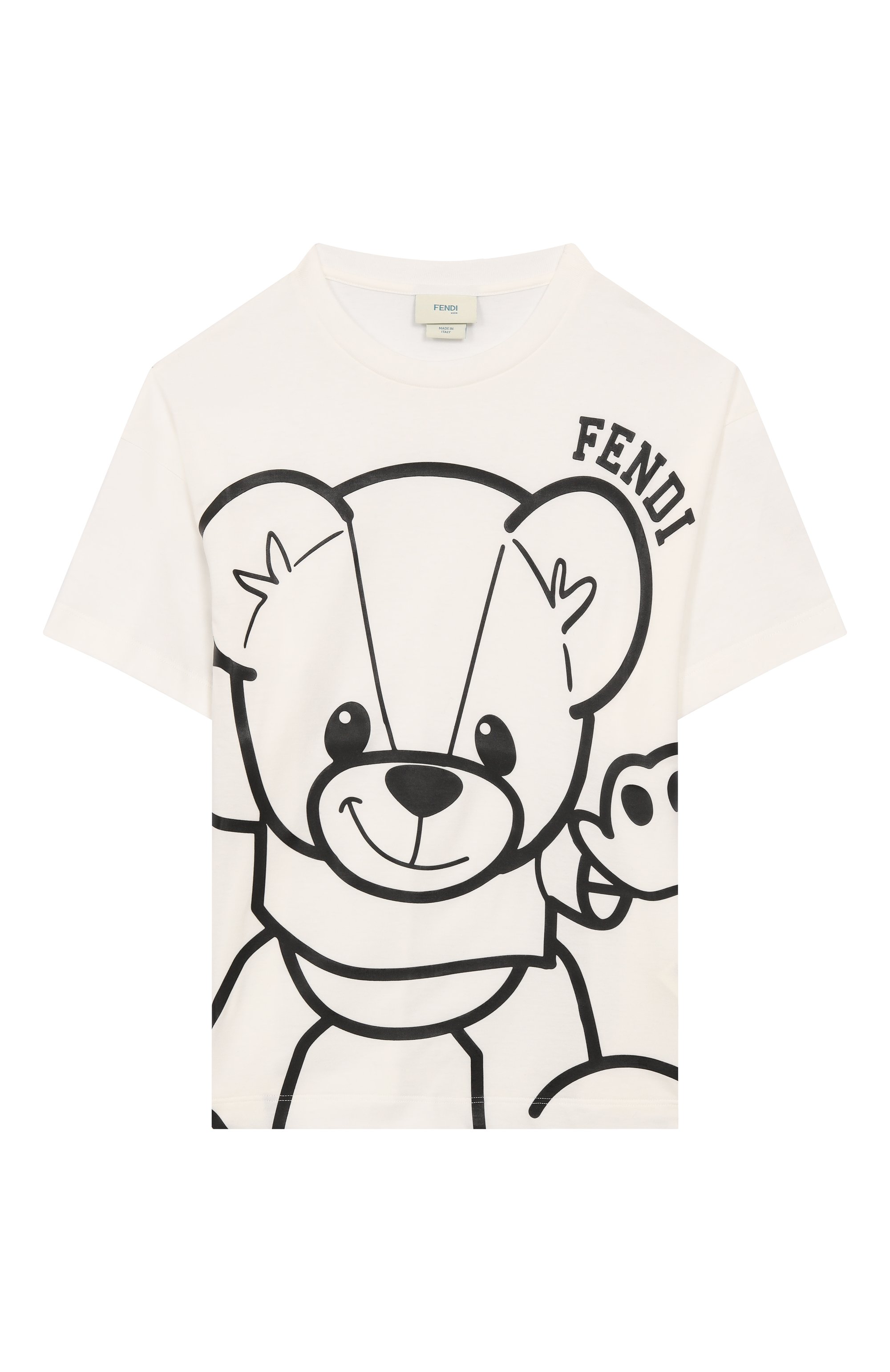 Хлопковая футболка FENDI, арт. JUI161/7AJ, фото 1