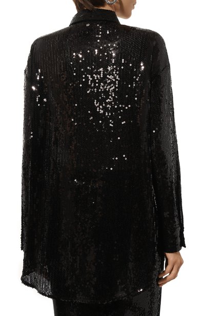 Блузка с отделкой пайетками BOSS ORANGE, арт. 50524263, фото 4