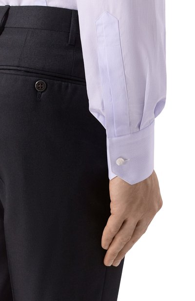 Хлопковая сорочка STEFANO RICCI голубого цвета по цене 95550 руб., арт. MC007467/BN2967, фото 5 Хлопковая сорочка STEFANO RICCI, арт. MC007467/BN2967, фото 5