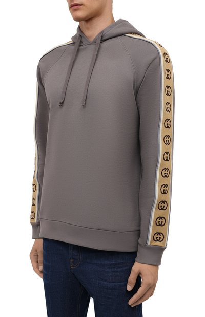 Хлопковое худи GUCCI, арт. 596230/XJBUW, фото 3