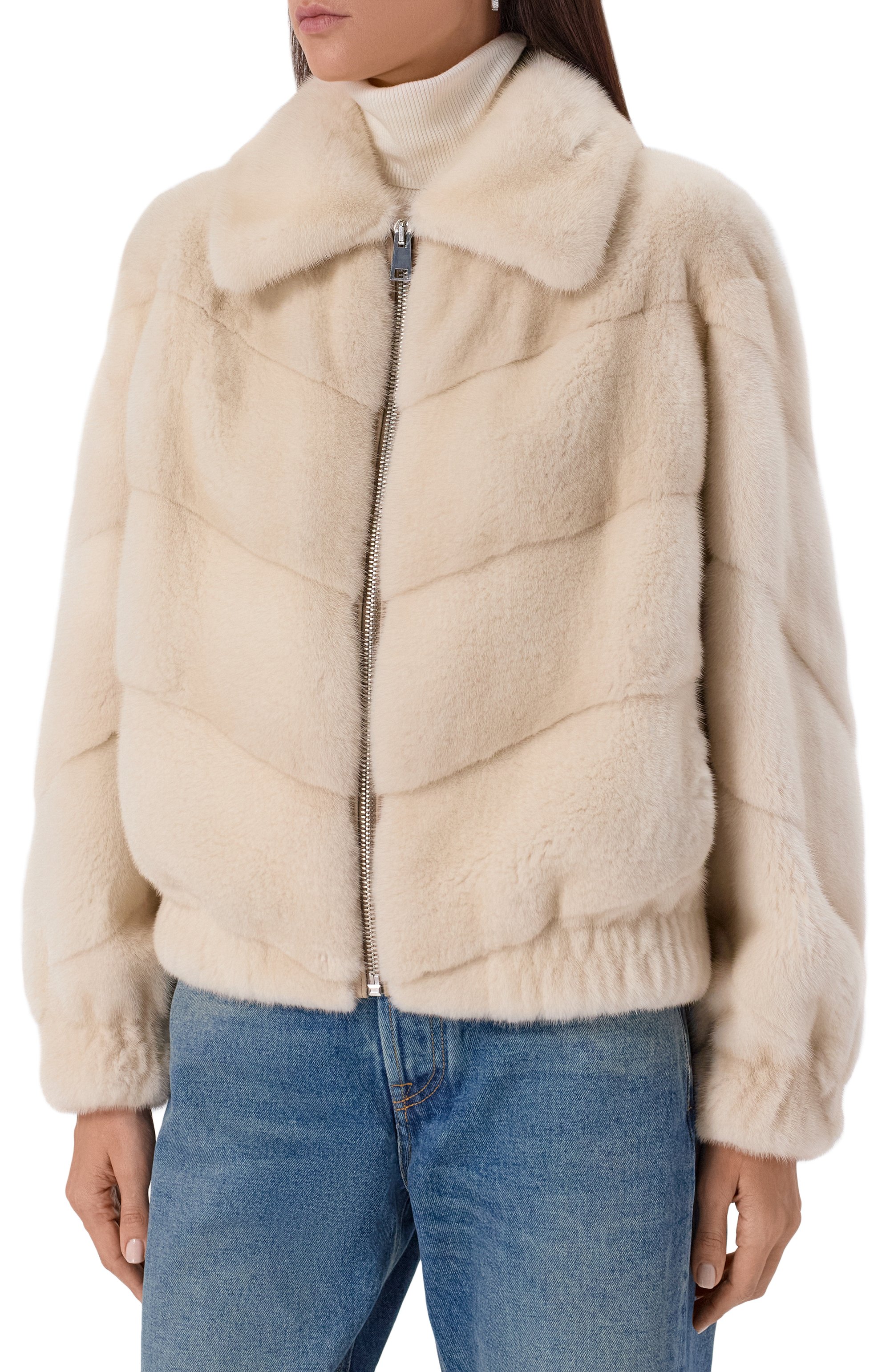 Бомбер из норки VICTORIA KUSENKOVA, арт. 761200012699, фото 3