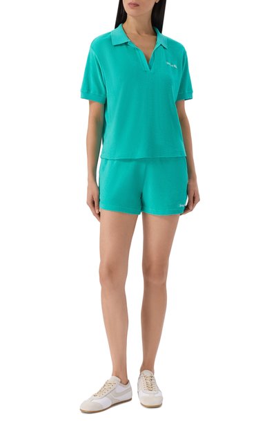 Хлопковое поло SPORTY AND RICH зеленого цвета по цене 23600 руб., арт. T0001712326GR02, фото 2 Хлопковое поло SPORTY AND RICH, арт. T0001712326GR02, фото 2