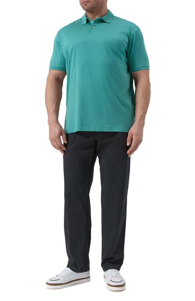 Брюки из хлопка и шелка MARCO PESCAROLO, арт. BAIA/5109, фото 2