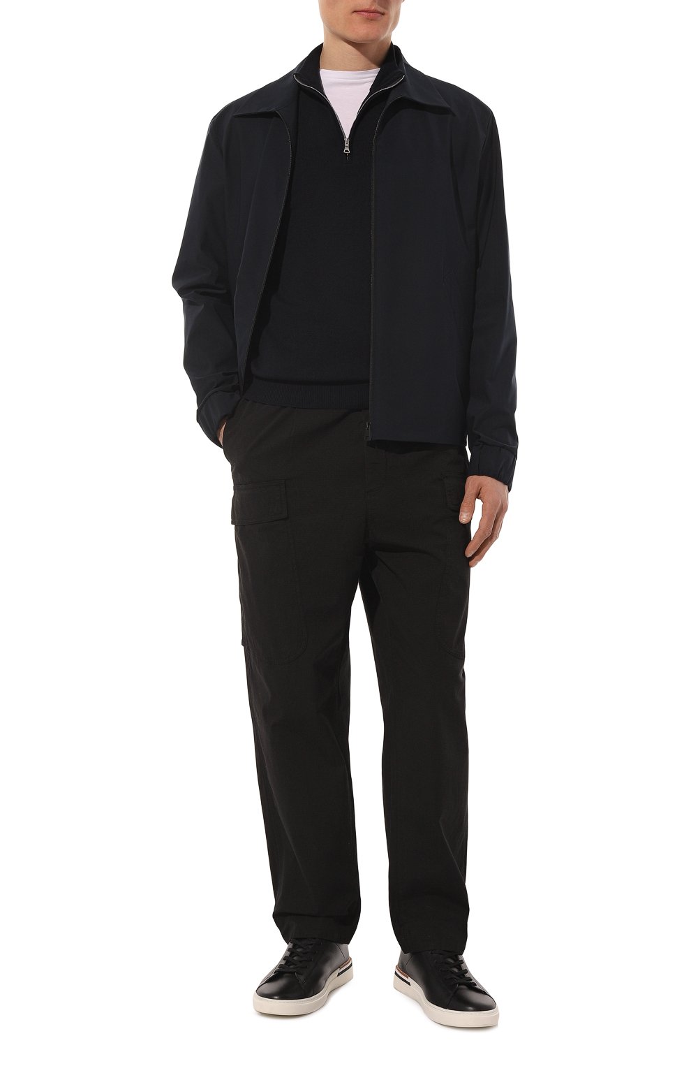 Кожаные кеды BOSS, арт. 50493227, фото 2