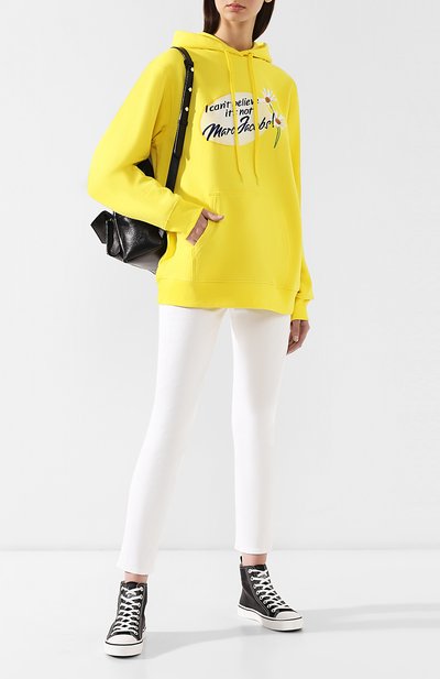 Хлопковое худи с принтом MARC JACOBS (THE) желтого цвета по цене 16850 руб., арт. M4007837, фото 2 Хлопковое худи с принтом MARC JACOBS (THE), арт. M4007837, фото 2