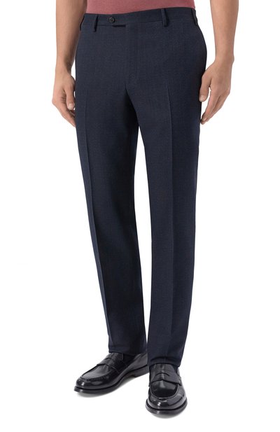 Шерстяные брюки CORNELIANI темно-синего цвета по цене 59950 руб., арт. 285B01/2A18348, фото 3 Шерстяные брюки CORNELIANI, арт. 285B01/2A18348, фото 3