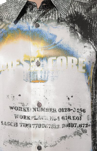 Рубашка из вискозы DIESEL, арт. A15884/0CPAB, фото 5