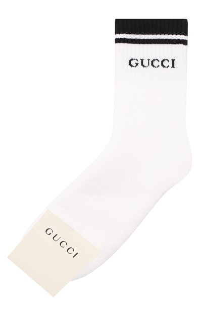 Хлопковые носки GUCCI, арт. 496493/4G293, фото 1