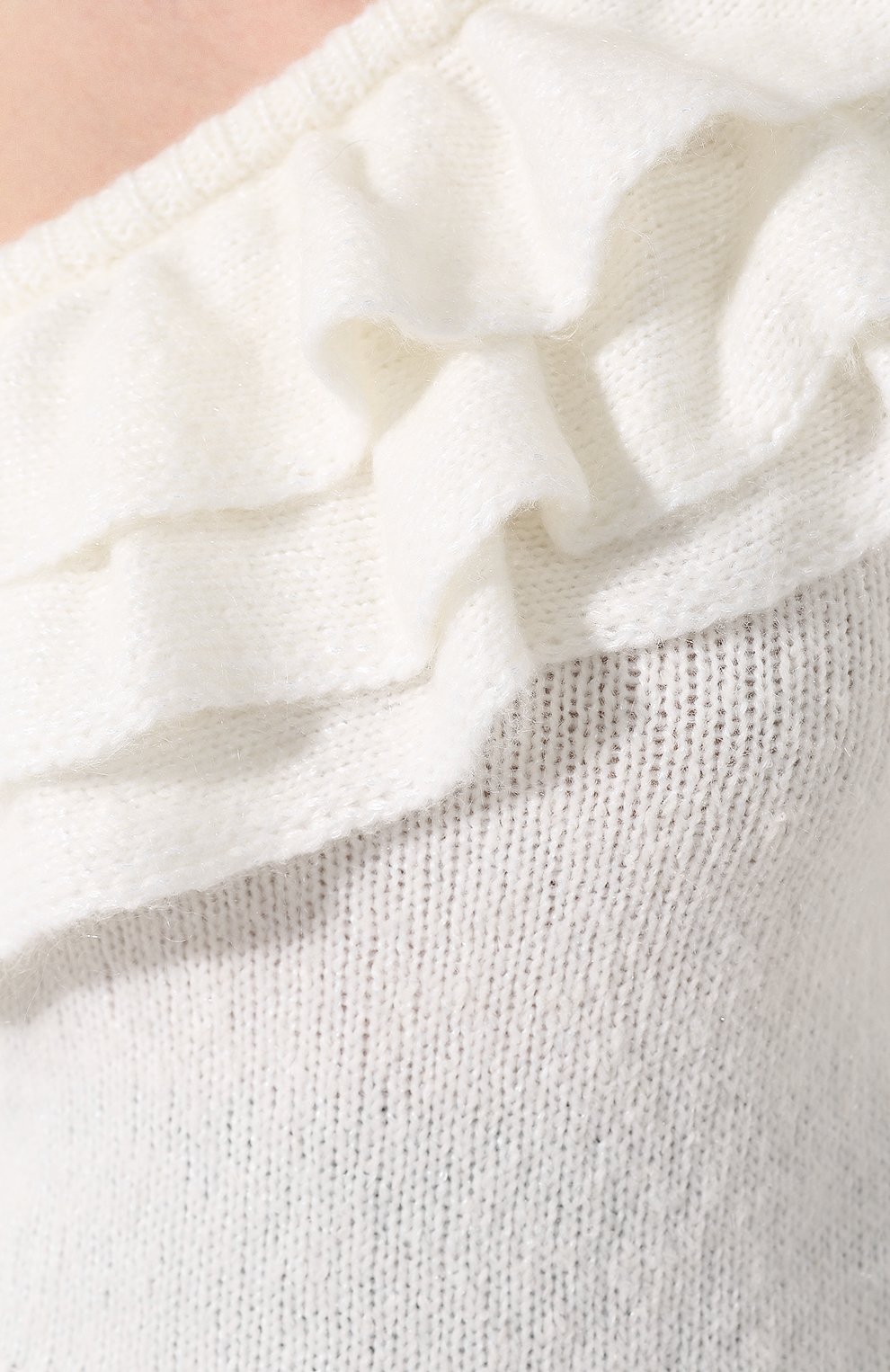 Свитер PHILOSOPHY DI LORENZO SERAFINI белого цвета по цене 47800 руб., арт. A0889/7104, фото 5 Свитер PHILOSOPHY DI LORENZO SERAFINI, арт. A0889/7104, фото 5