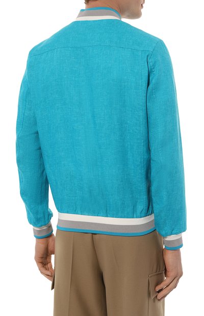 Льняной бомбер ZILLI, арт. B0M01BM0800VZL0T1, фото 4