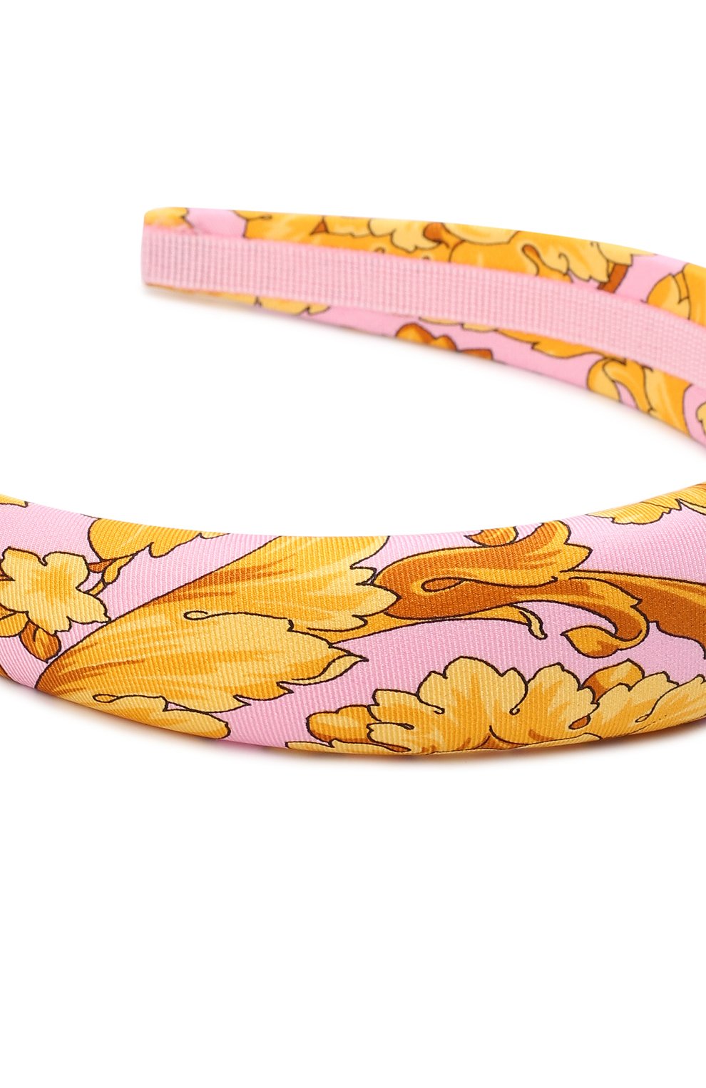 Ободок для волос VERSACE светло-розового цвета по цене 21800 руб., арт. ICER001/A232999, фото 4 Ободок для волос VERSACE, арт. ICER001/A232999, фото 4