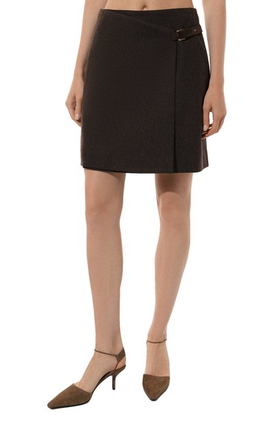 Шерстяная юбка LORENA ANTONIAZZI, арт. A2450G009A/4010, фото 3