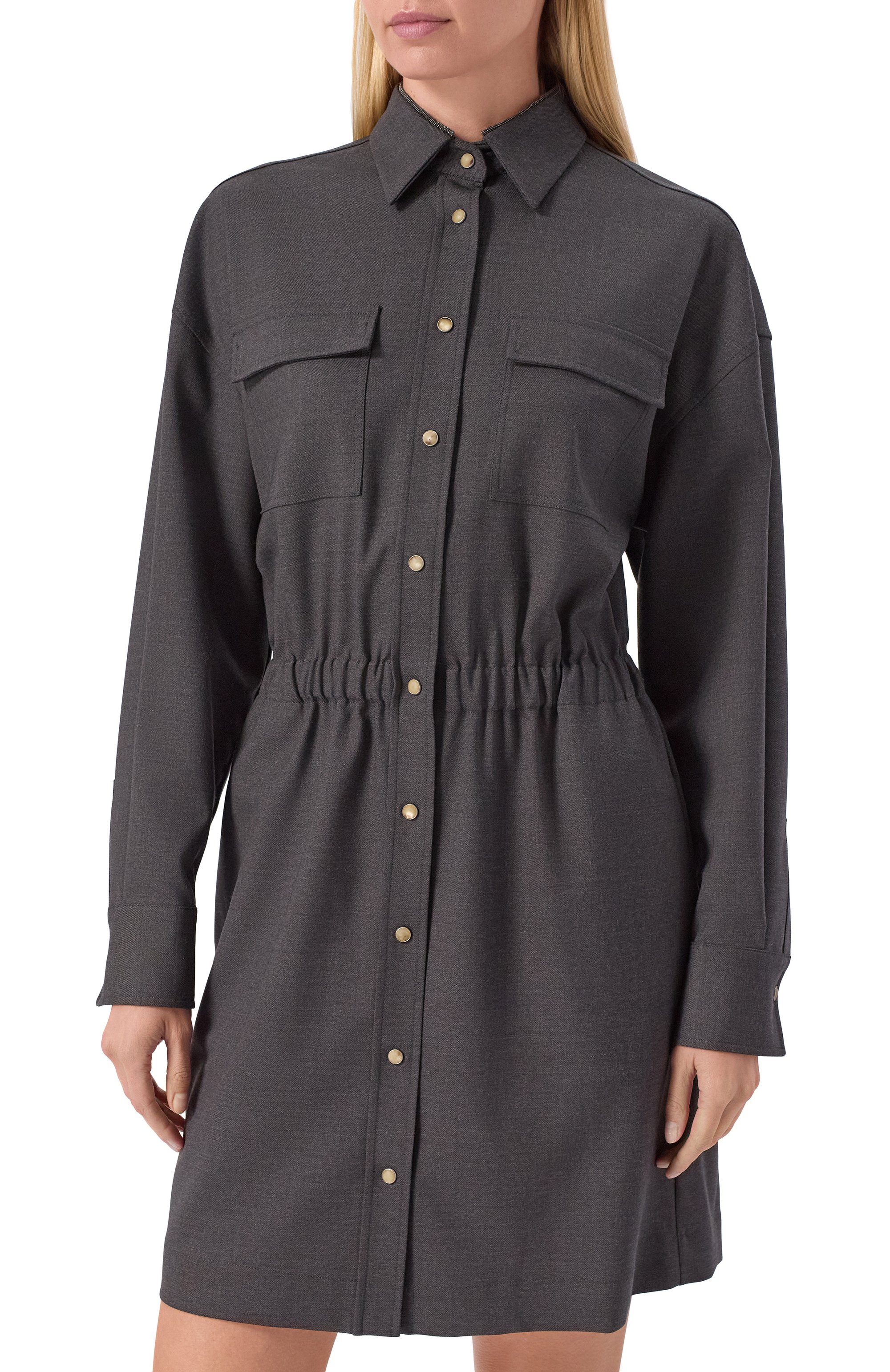 Шерстяное платье BRUNELLO CUCINELLI, арт. MP912AFS51, фото 3