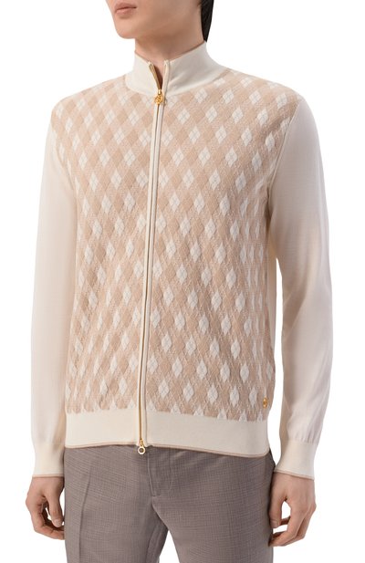 Кардиган из хлопка и шелка STEFANO RICCI, арт. K414017R30/F26268, фото 3