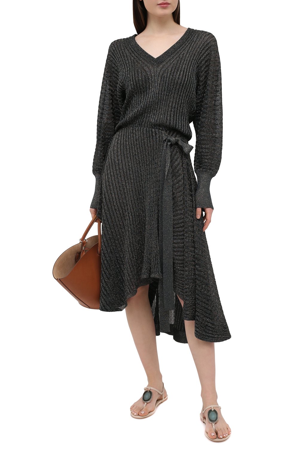 Кожаные сандалии GIORGIO ARMANI, арт. X1Q050/XF474, фото 2