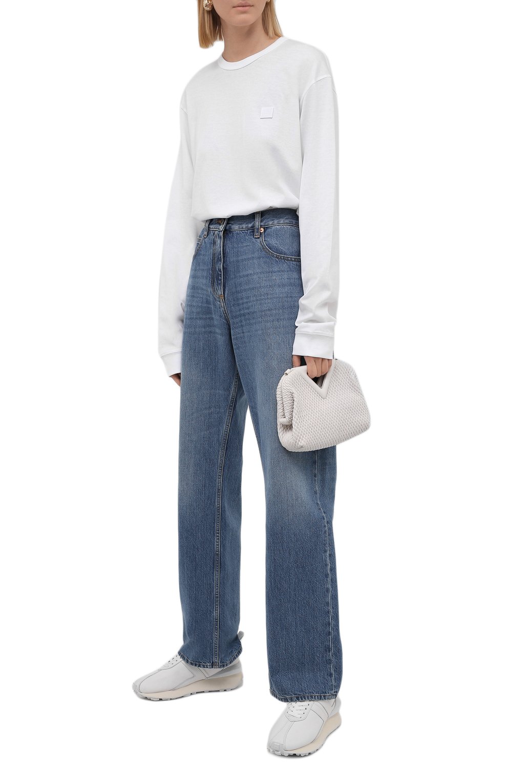 Хлопковый лонгслив ACNE STUDIOS, арт. CL0115/W, фото 2