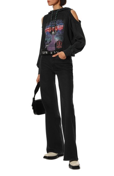 Хлопковое худи VERSACE JEANS COUTURE, арт. 73HAIP09-73DP311 R 33 M00N CRINKLE/CFW0P, фото 2