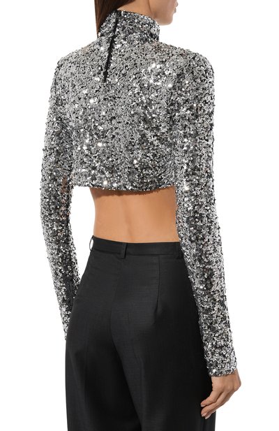 Топ с отделкой пайетками PATRIZIA PEPE, арт. 8M1548_A298, фото 4