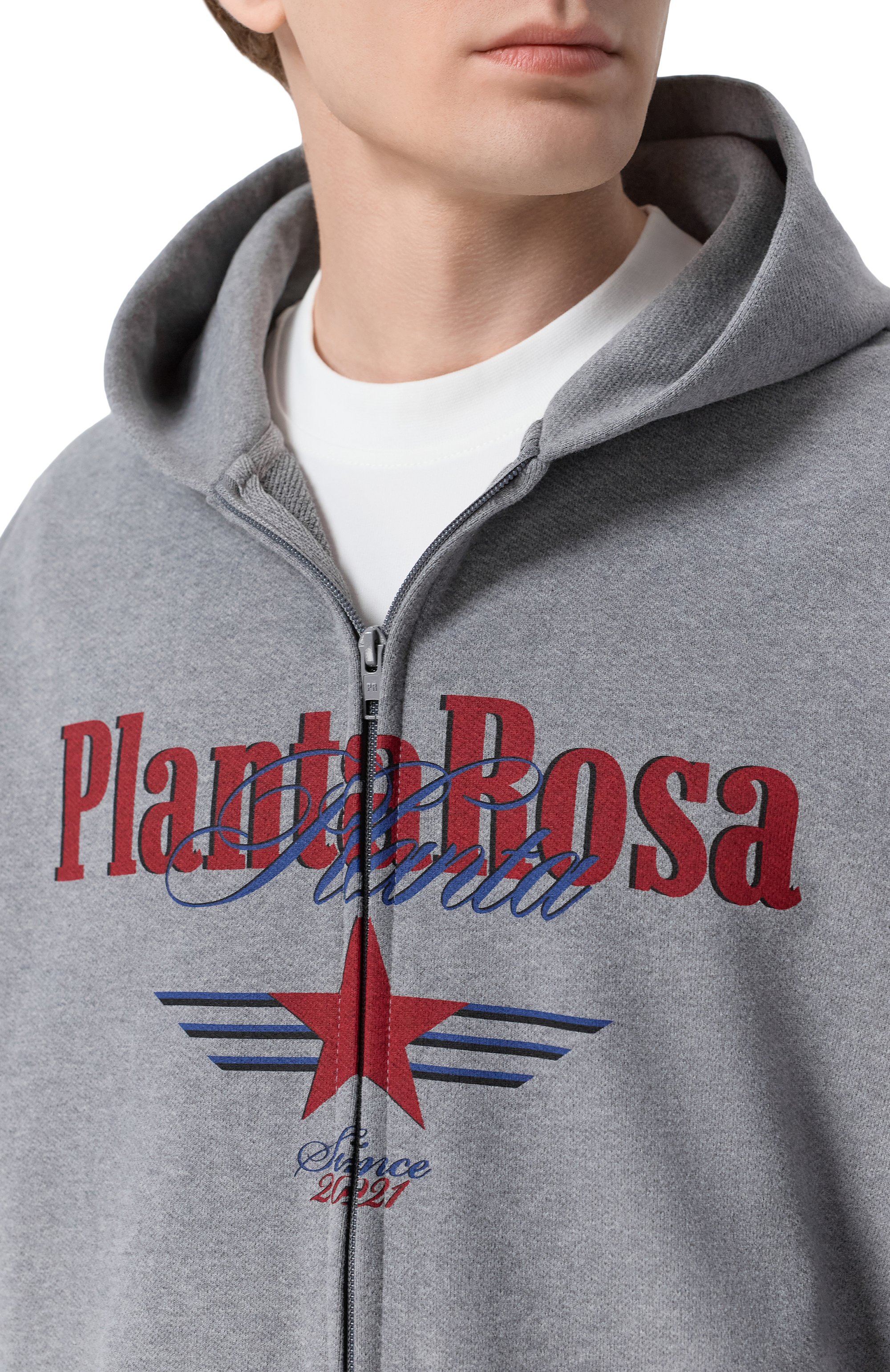 Хлопковая толстовка PLANTA ROSA, арт. PR/HZ/DARKROSES/470, фото 6