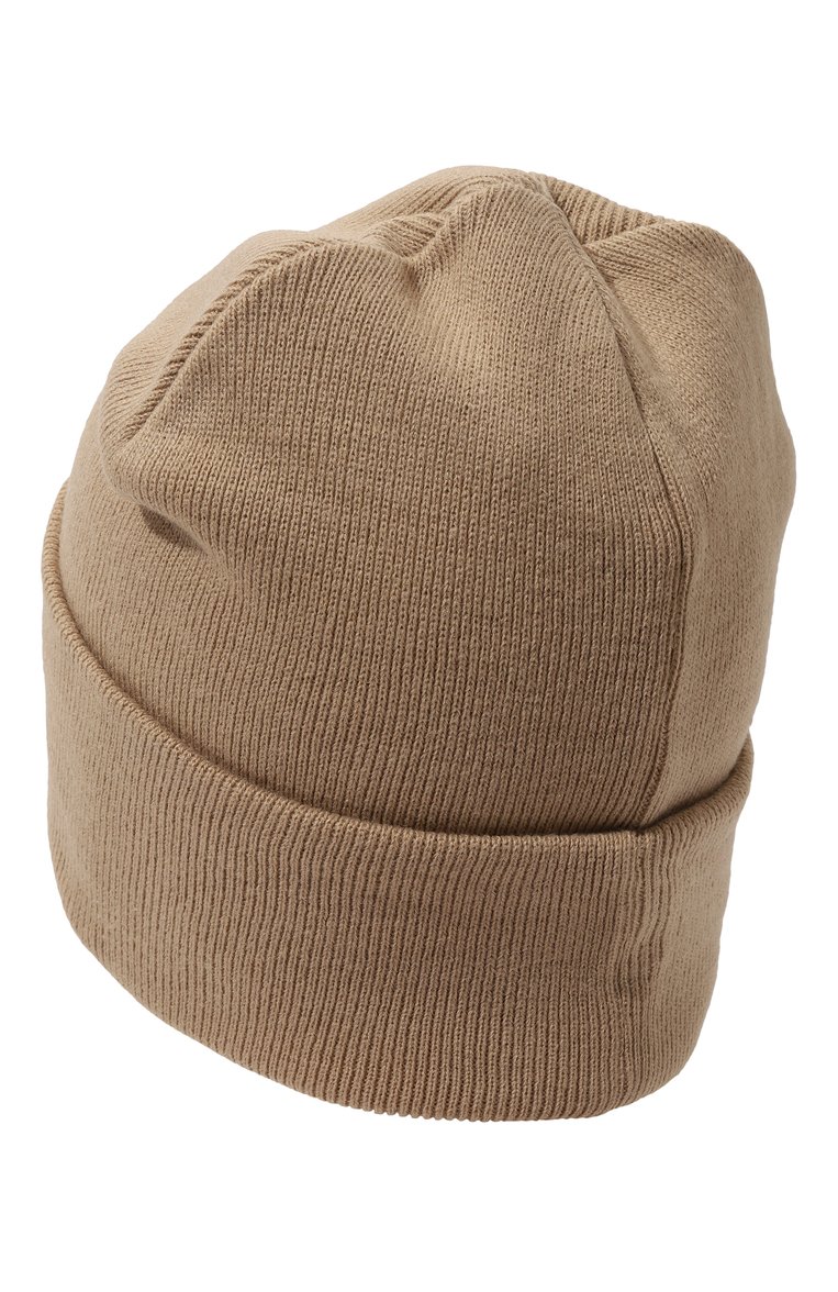 Мужская шапка COMME DES FUCKDOWN бежевого цвета, арт. CDFA700 | Фото 2 (Материал: Текстиль, Синтетический материал; Кросс-КТ: Трикотаж; Материал сплава: Проставлено; Нос: Не проставлено)