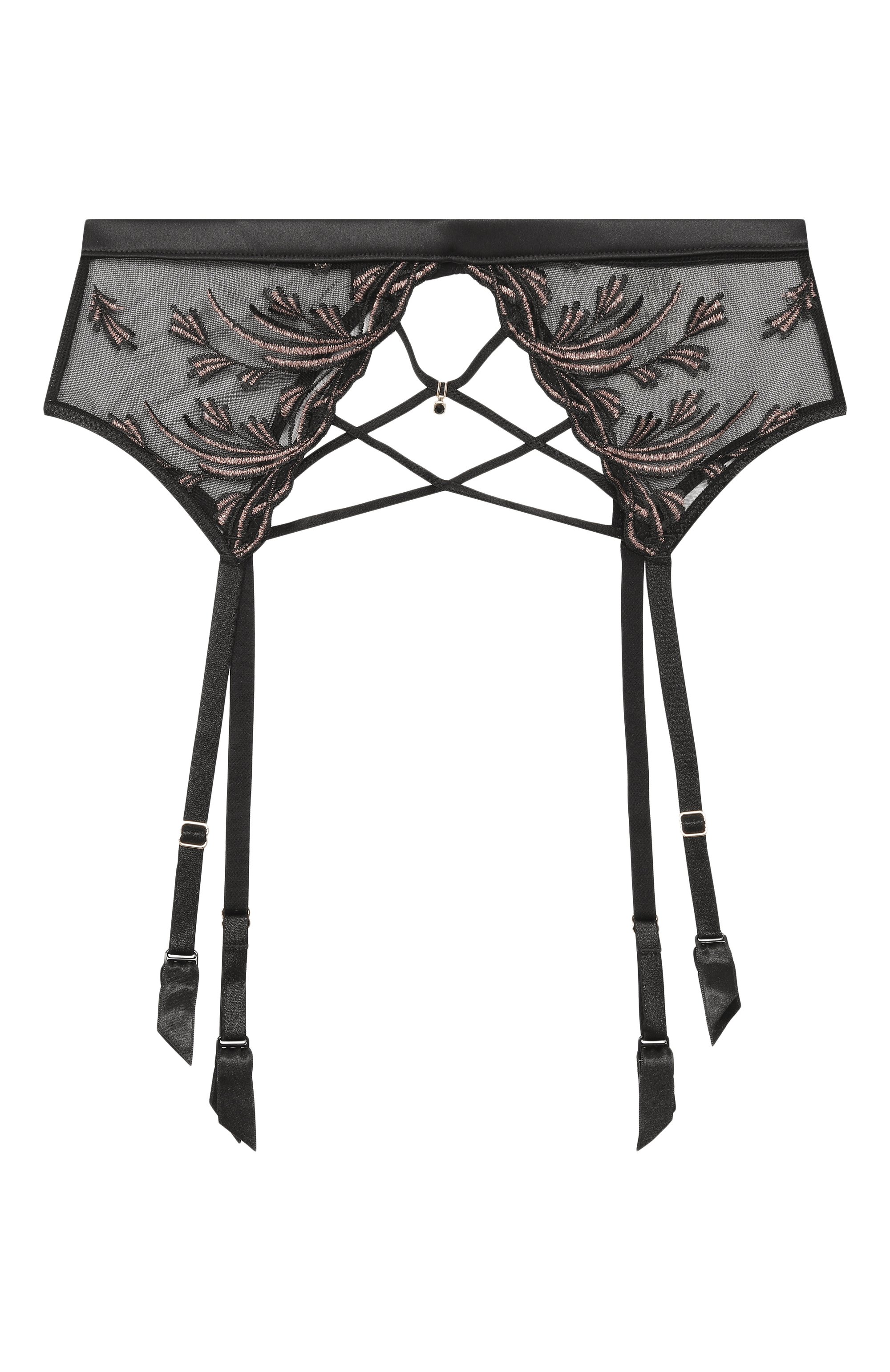 Пояс для чулок AUBADE черного цвета по цене 16720 руб., арт. 6D50, фото 1 Пояс для чулок AUBADE, арт. 6D50, фото 1