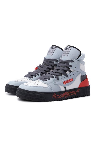 Мужские комбинированные кеды 3.0 off court courtesy OFF-WHITE, арт. 0MIA065S25LEA0034020