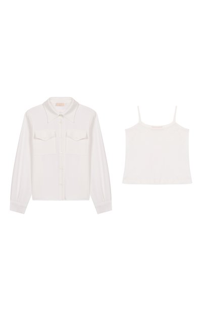 Комплект из блузки и топа BLUMARINE, арт. BFCA0200/GA019/6-12A