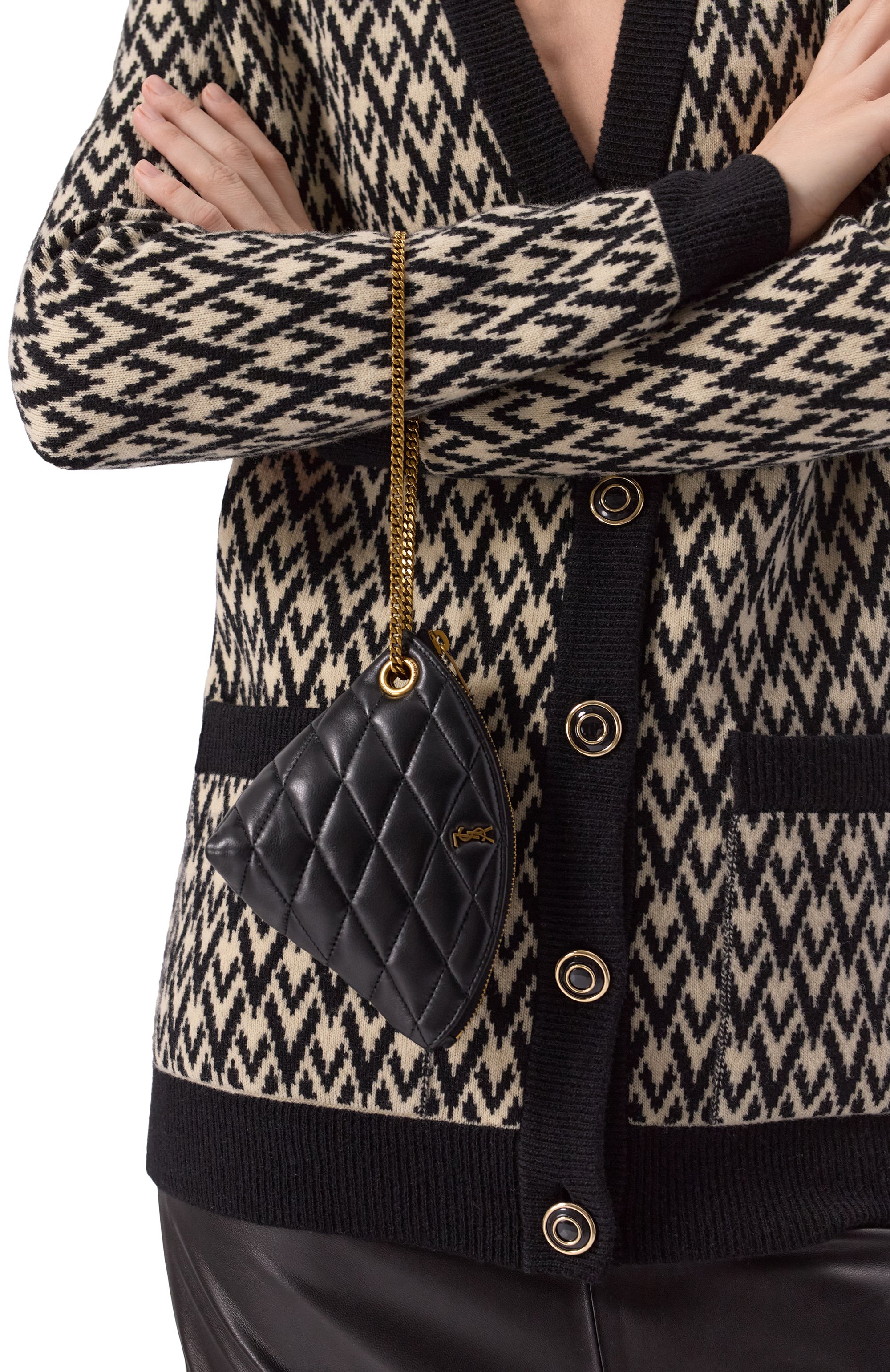 Клатч sade SAINT LAURENT, арт. 802198/AAAJU, фото 2