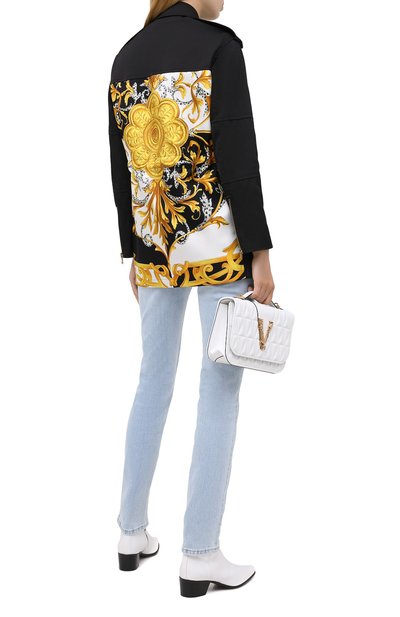 Хлопковая куртка VERSACE черного цвета по цене 299500 руб., арт. A87362/A226116, фото 3 Хлопковая куртка VERSACE, арт. A87362/A226116, фото 3
