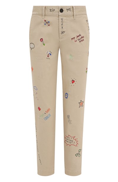 Женские хлопковые брюки DSQUARED2, арт. S75KB0219/S39021