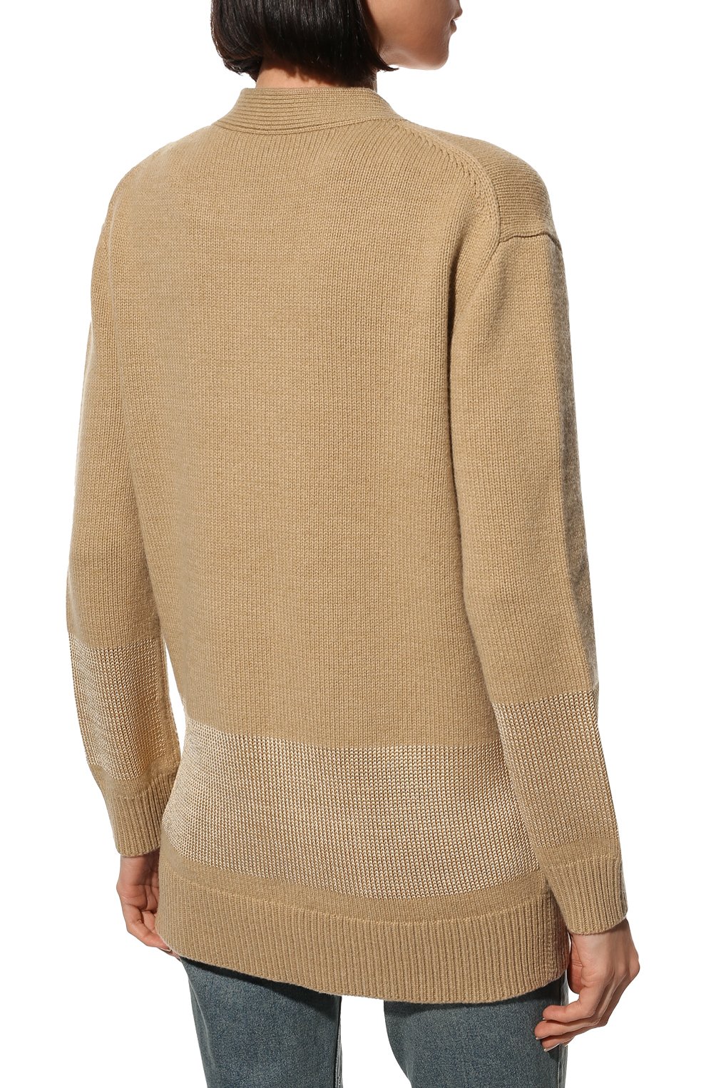 Кардиган BURBERRY бежевого цвета по цене 99500 руб., арт. 8045211, фото 4 Кардиган BURBERRY, арт. 8045211, фото 4
