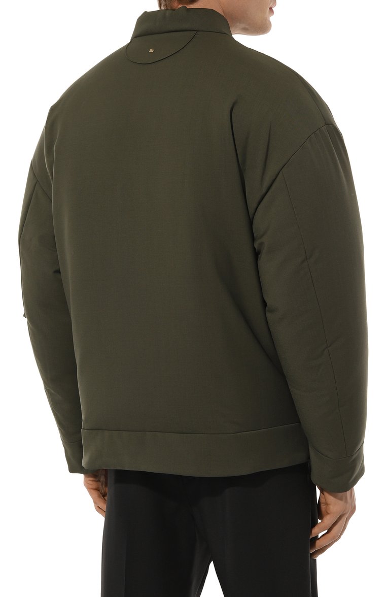 Шерстяной бомбер VALENTINO, арт. 5V0CNC6025S, фото 4