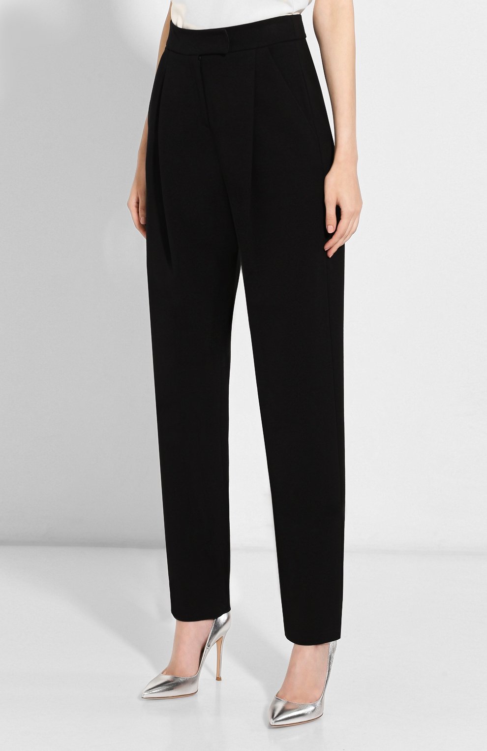 Брюки EMPORIO ARMANI черного цвета по цене 41900 руб., арт. 6G2P8A/2JFAZ, фото 3 Брюки EMPORIO ARMANI, арт. 6G2P8A/2JFAZ, фото 3