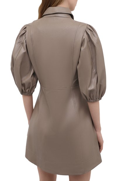 Кожаное платье GANNI, арт. F5897, фото 4