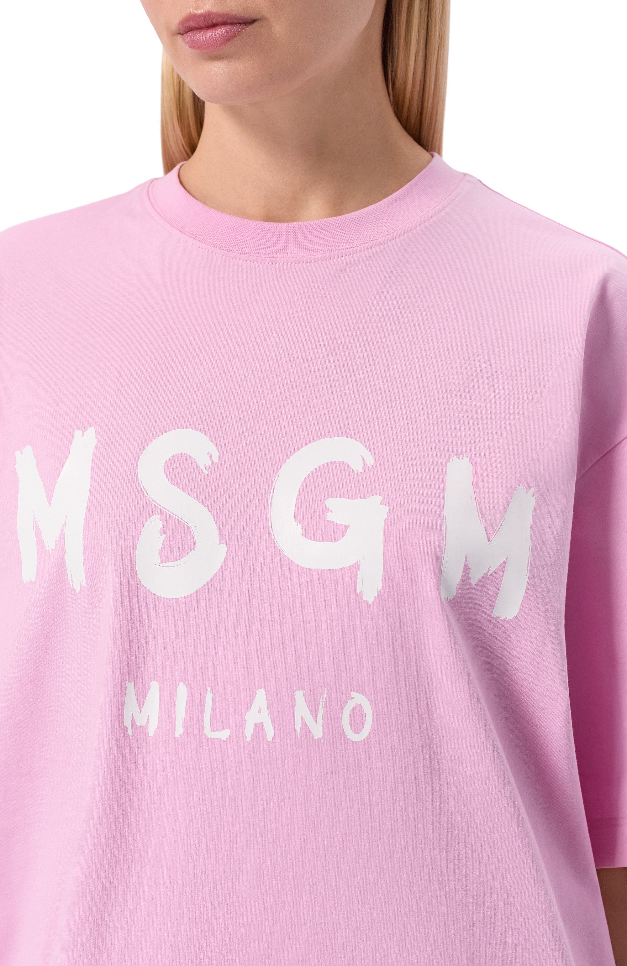 Хлопковое платье MSGM, арт. 4041MDA510/267002, фото 5