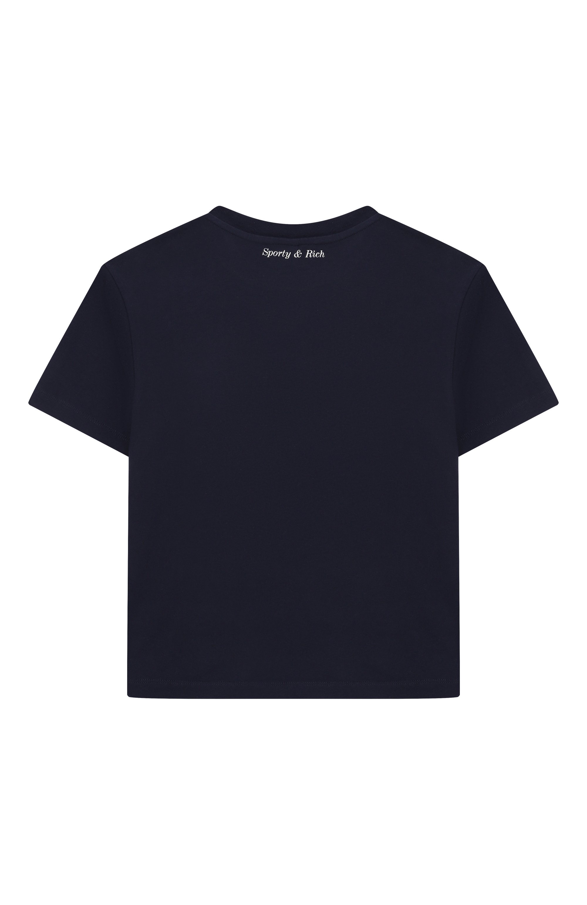 Хлопковая футболка SPORTY AND RICH, арт. T004860666BL107, фото 2