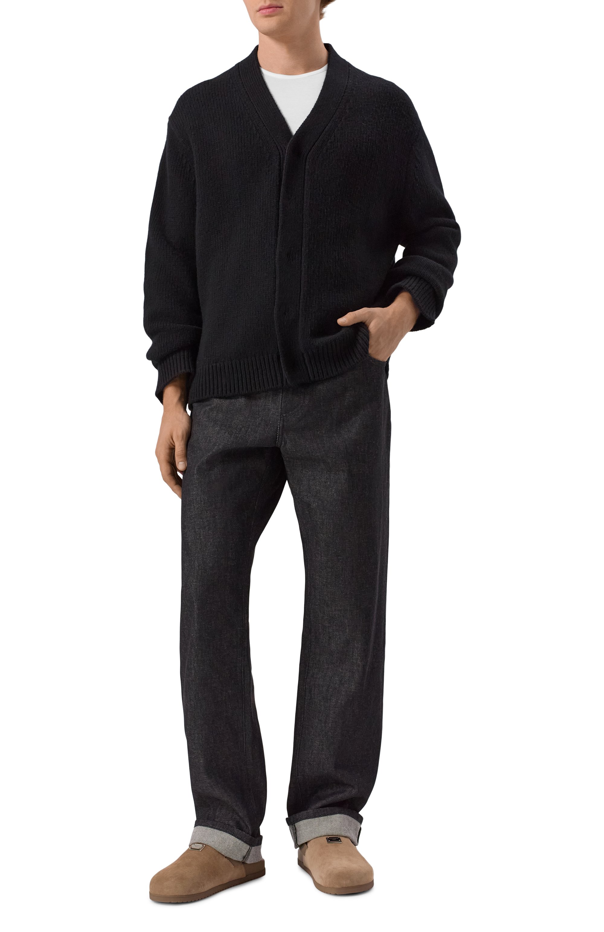 Замшевые сабо DOLCE & GABBANA, арт. A80402/A4434, фото 2