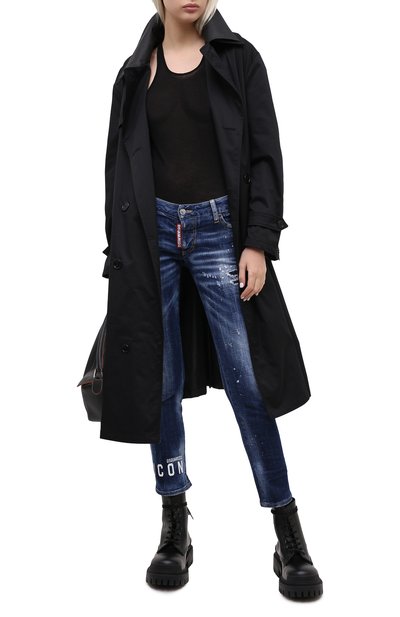 Джинсы DSQUARED2 синего цвета по цене 51850 руб., арт. S80LA0012/S30342, фото 2 Джинсы DSQUARED2, арт. S80LA0012/S30342, фото 2