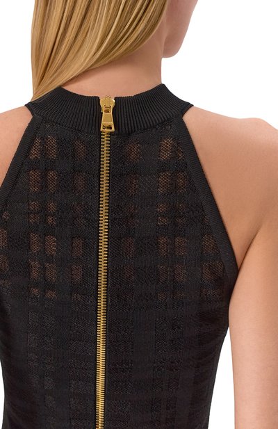 Платье из вискозы BALMAIN, арт. GF1R3375/KJ36, фото 4