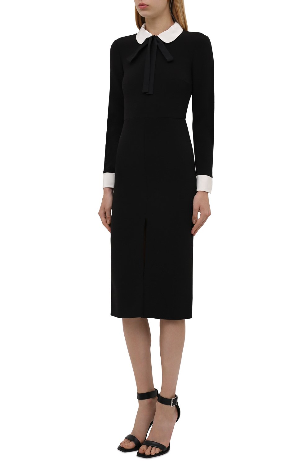 Платье REDVALENTINO черного цвета по цене 79450 руб., арт. WR0VABV5/691, фото 3 Платье REDVALENTINO, арт. WR0VABV5/691, фото 3