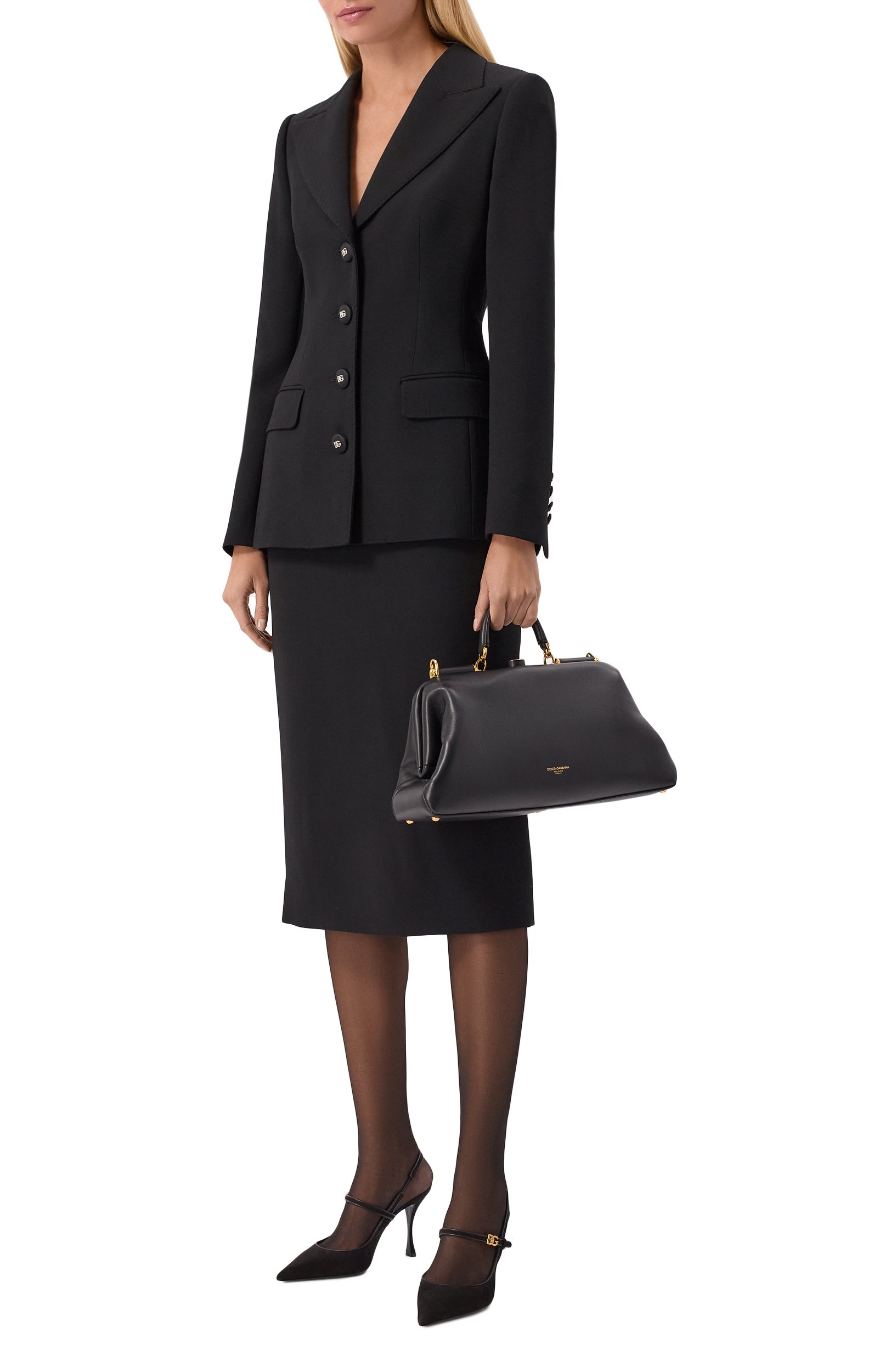 Сумка grandma large DOLCE & GABBANA черного цвета по цене 412500 руб., арт. BB7992/BF984, фото 3 Сумка grandma large DOLCE & GABBANA, арт. BB7992/BF984, фото 3