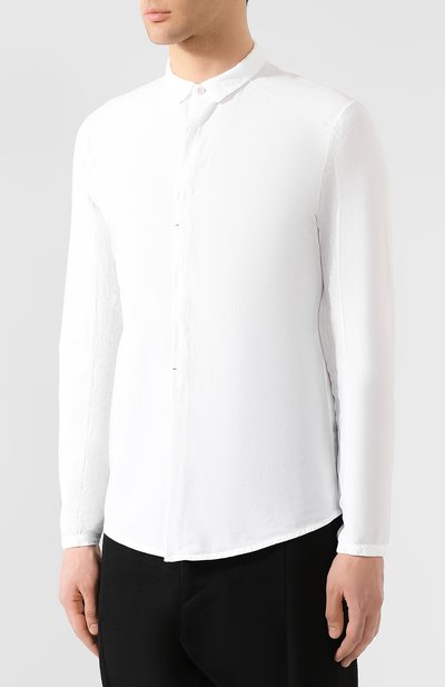 Рубашка из смеси хлопка и льна TRANSIT, арт. CFUTRH1360, фото 3