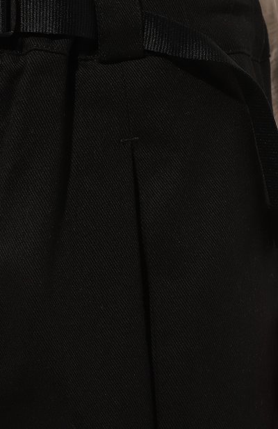 Хлопковые брюки WHITE SAND черного цвета по цене 26150 руб., арт. 24WSU92 300, фото 5 Хлопковые брюки WHITE SAND, арт. 24WSU92 300, фото 5