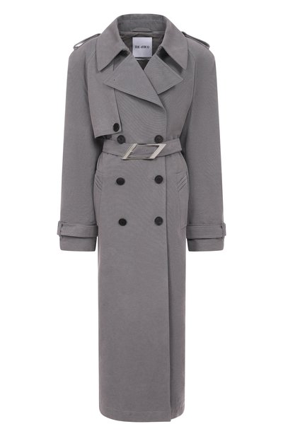 Женский хлопковый тренч THE ATTICO, арт. 247WCC68/D088