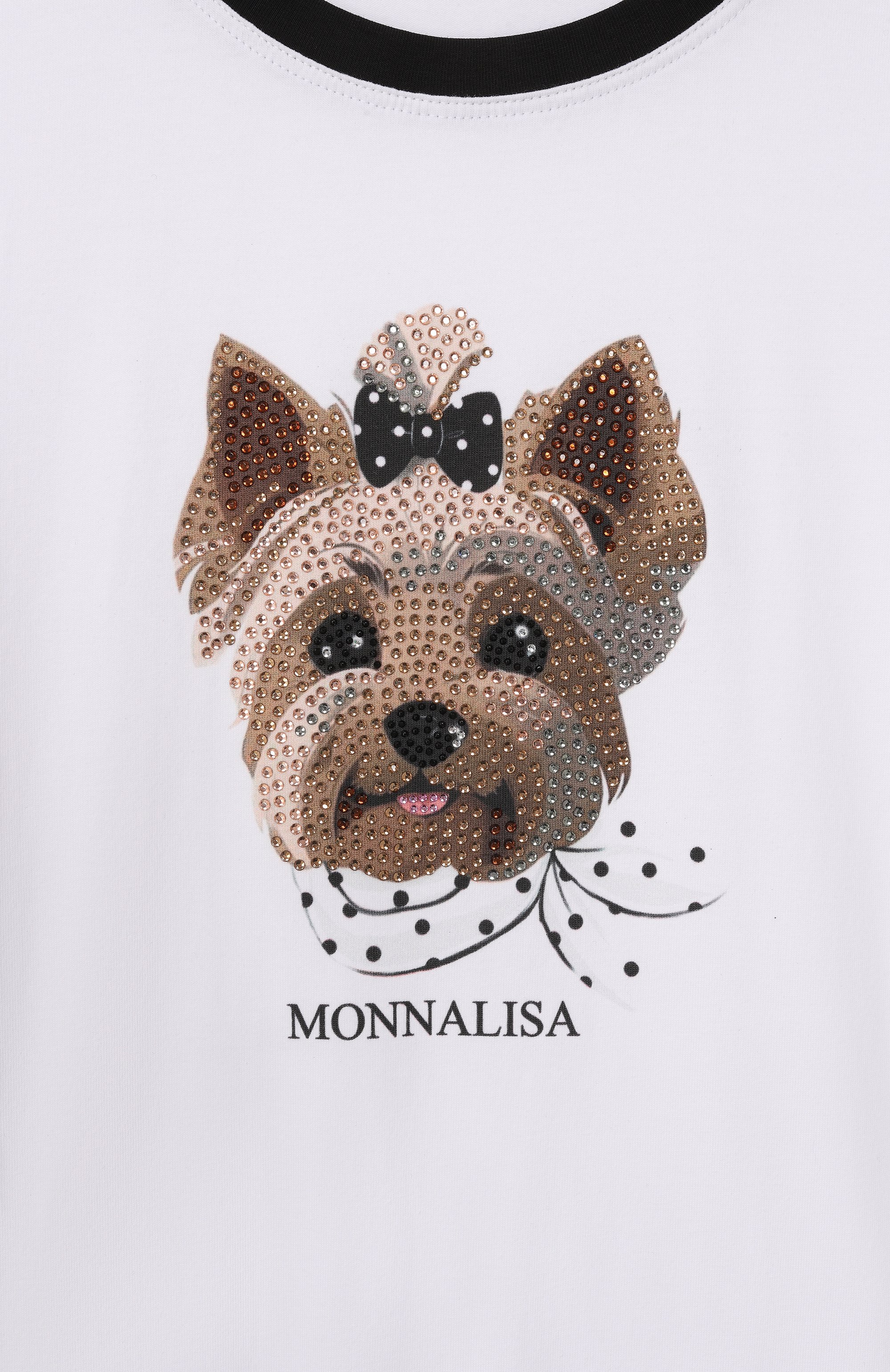 Хлопковое платье MONNALISA, арт. 19G919, фото 3