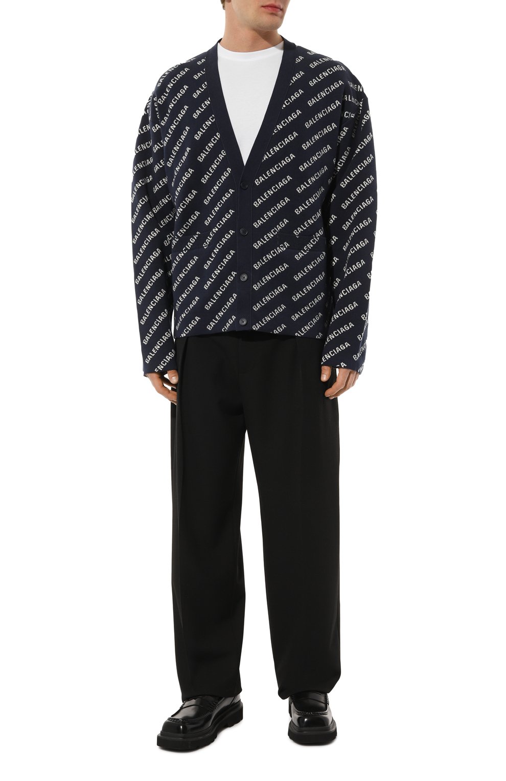 Хлопковый кардиган BALENCIAGA, арт. 736248/T3233, фото 2