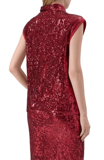 Топ с отделкой пайетками BOSS, арт. 50548011, фото 4