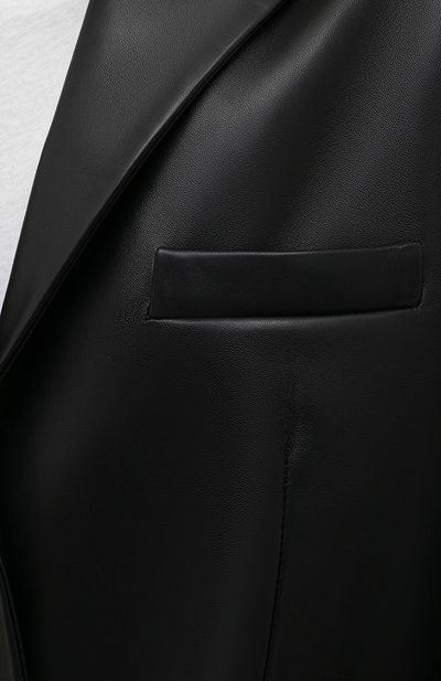Кожаный жакет ACNE STUDIOS черного цвета по цене 206000 руб., арт. A70141, фото 5 Кожаный жакет ACNE STUDIOS, арт. A70141, фото 5